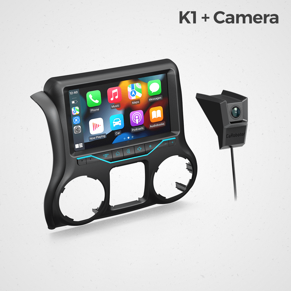 CAROBOTOR K1 RADIO MULTIMEDIA + CAMARA PARA JEEP WRANGLER JK 2011 - 2018