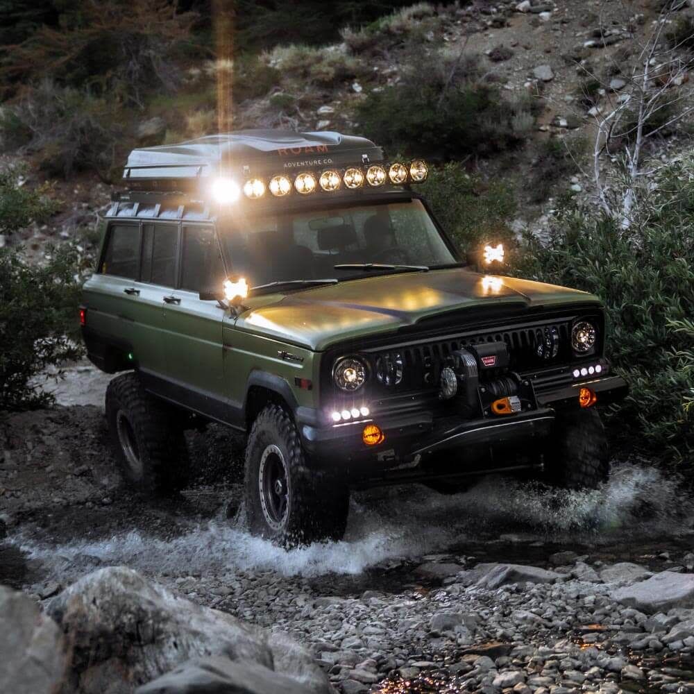 LED SLIMLITE DE 6" - SISTEMA DE 2 LUCES - HAZ PUNTUAL DE 50 W