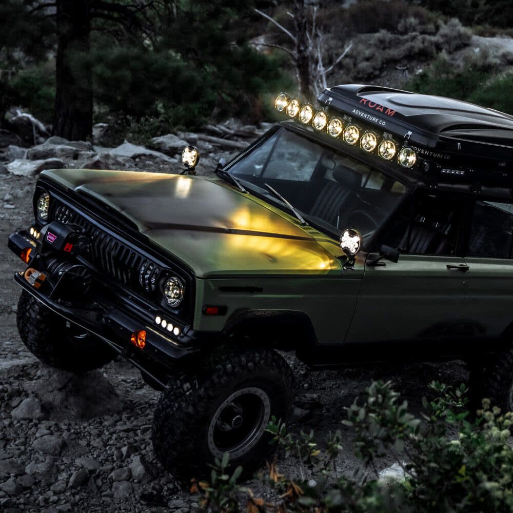 LED SLIMLITE DE 6" - SISTEMA DE 2 LUCES - HAZ PUNTUAL DE 50 W