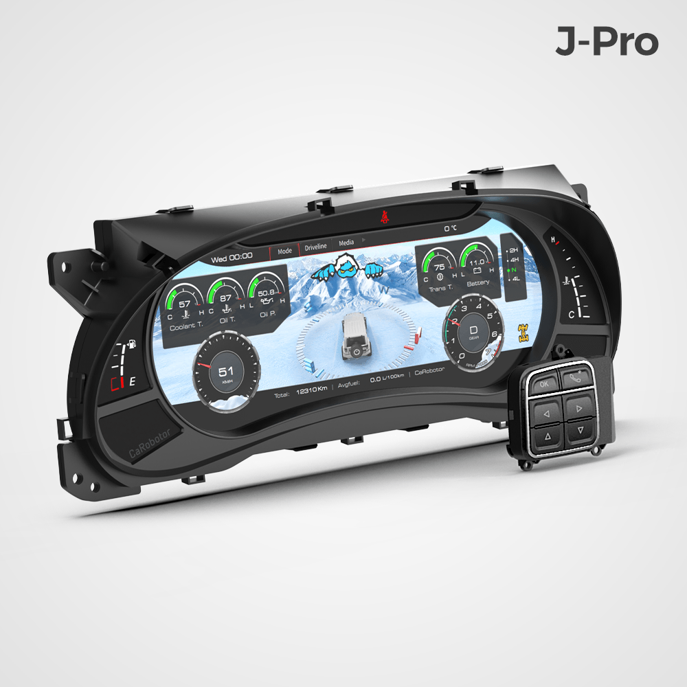 PANTALLA MULTIMEDIA TABLERO CAROBOTR PARA JEEP WRANGLER JK 2007 - 2017