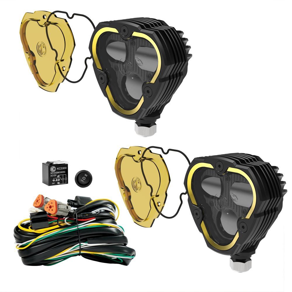 FLEX ERA® 3 LUCES ANTINIEBLA SAE DE MODO DUAL - KIT MAESTRO DE 2 LUCES