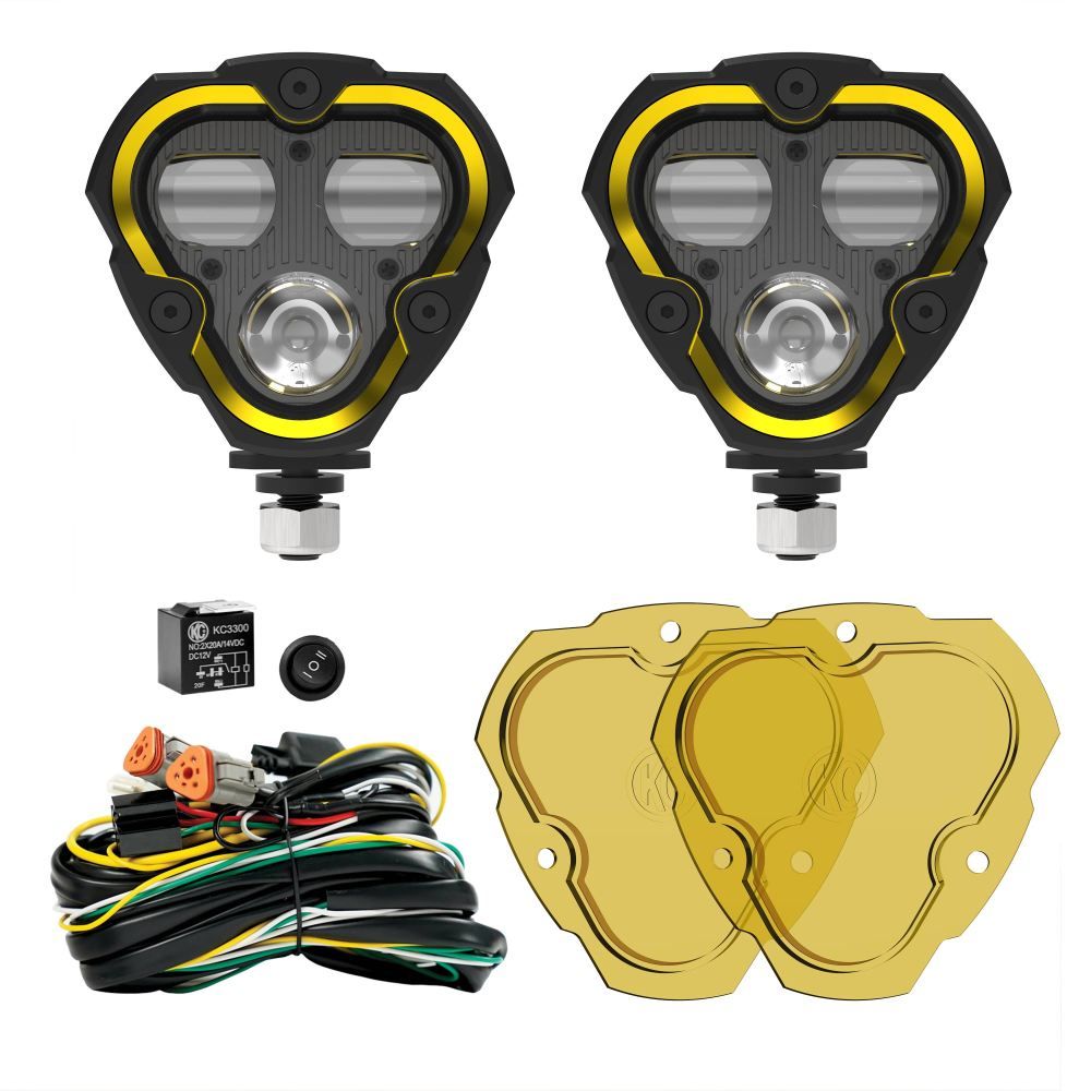 FLEX ERA® 3 LUCES ANTINIEBLA SAE DE MODO DUAL - KIT MAESTRO DE 2 LUCES