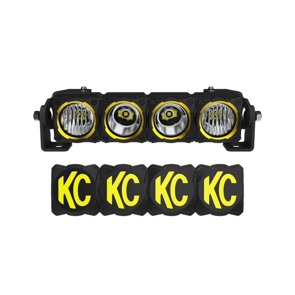 BARRA LUZ LED KC FLEX ERA® 10" - MASTER KIT