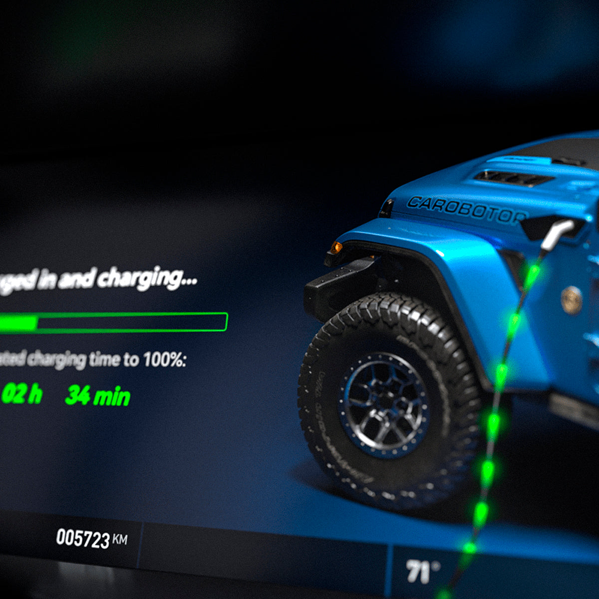 DIGITAL DASHBOARD CAROBOTOR J-PLUS PARA JEEP WRANGLER JL / GLADIADOR JT 2018 - 2023