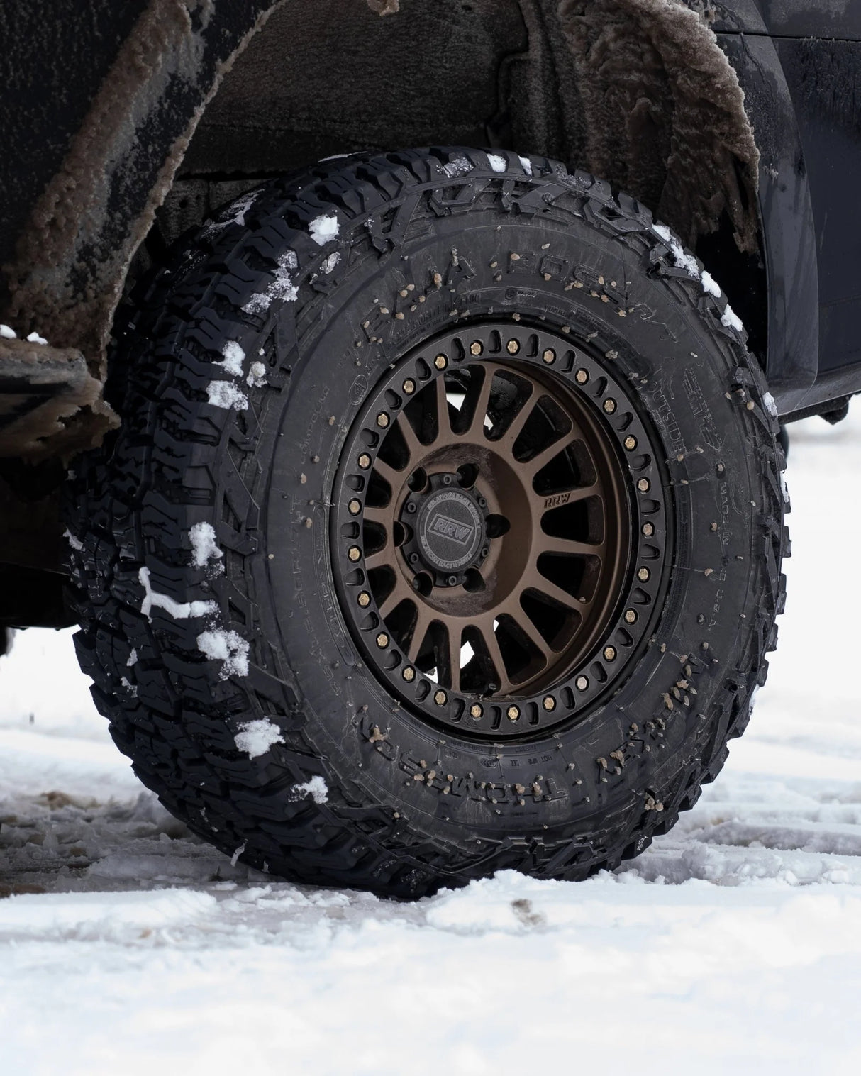 ANILLO BEADLOCK BLACK ANODIZE GOLDS BOLTS RRW