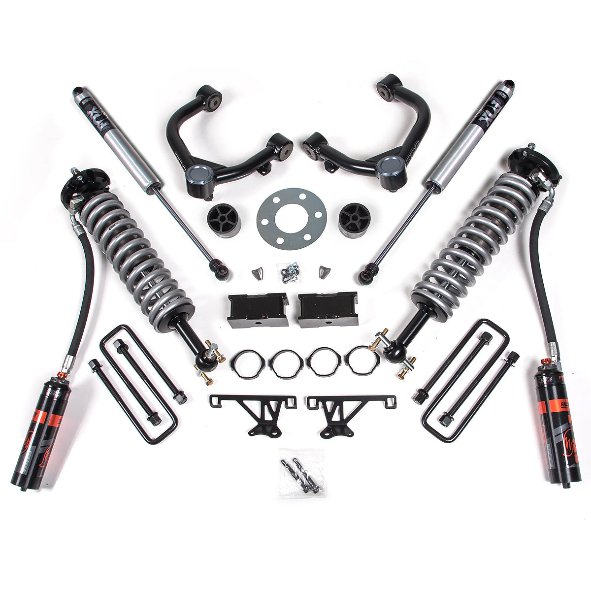 SUSPENSIÓN BDS LIFT KIT 3.5" FOX PERFORMANCE ELITE COIL-OVER PARA CHEVROLET SILVERADO Y GMC SIERRA 2019 - 2024