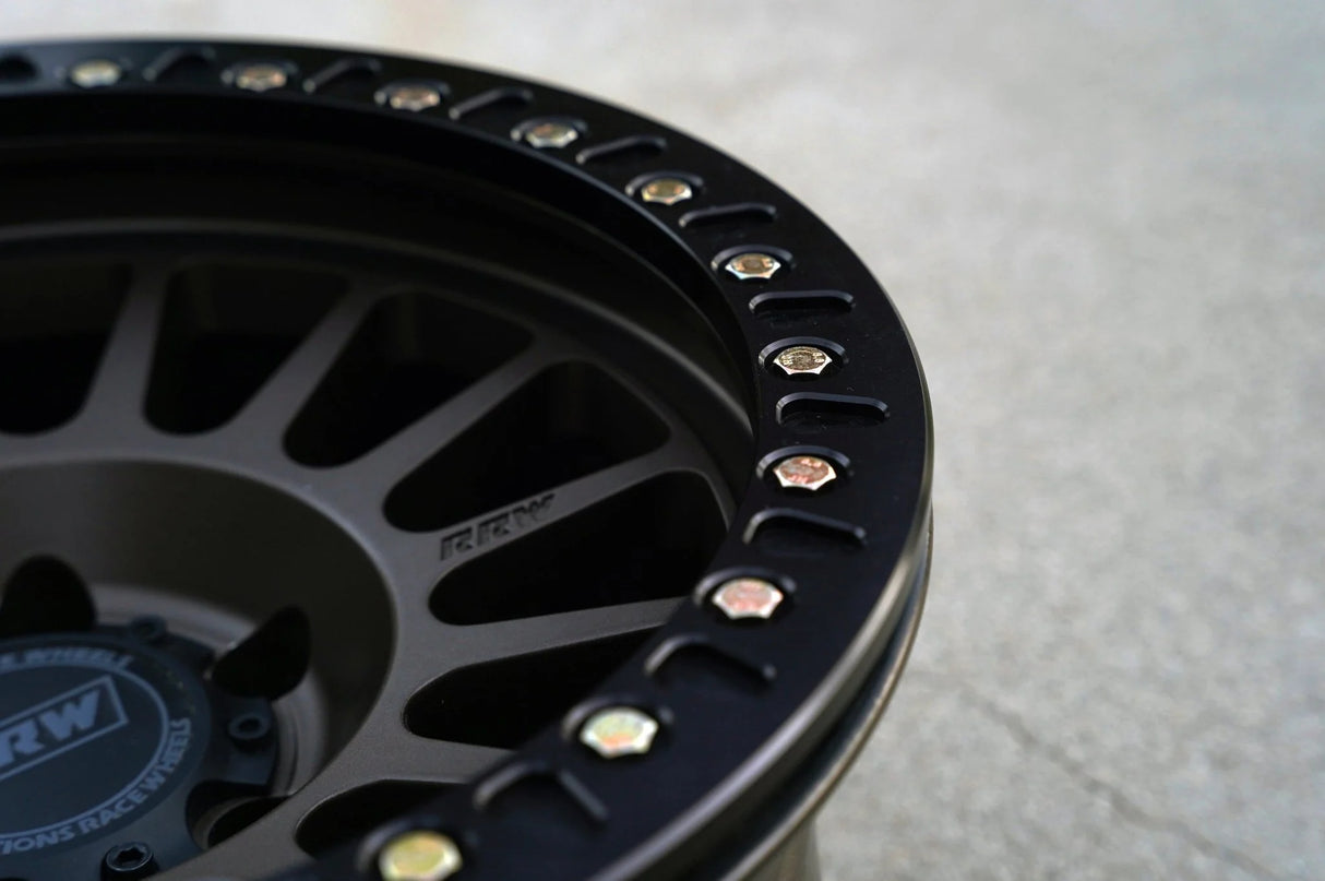 ANILLO BEADLOCK BLACK ANODIZE GOLDS BOLTS RRW