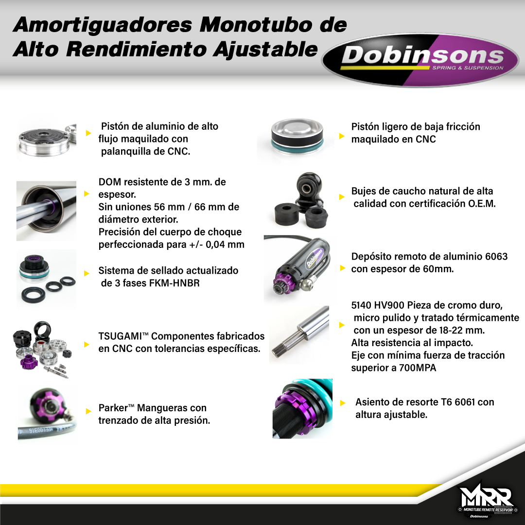 Kit De Suspensión Dobinsons MRA 2" Para Jeep Gladiador Gladiator JT 2019-2026+