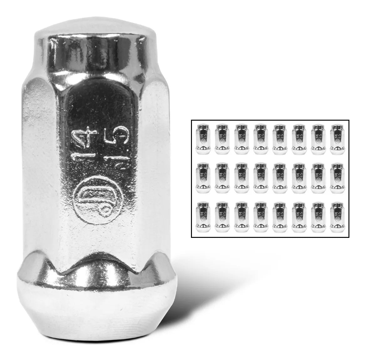 Birlos Tuercas 14x1.5 Cromadas 24pz