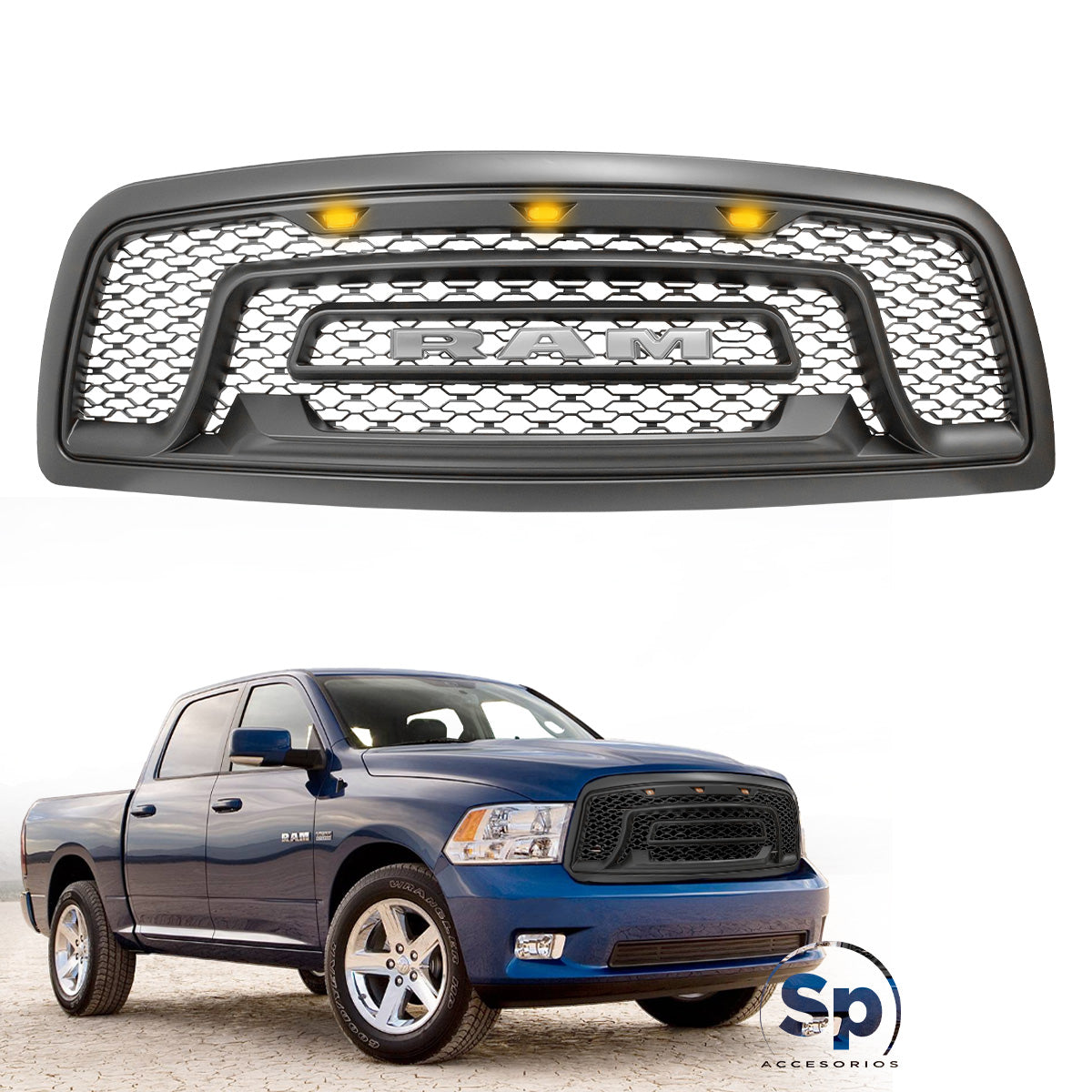 PARRILLA OFF ROAD PARA RAM 1500 2009 - 2012 TIPO REBEL X6