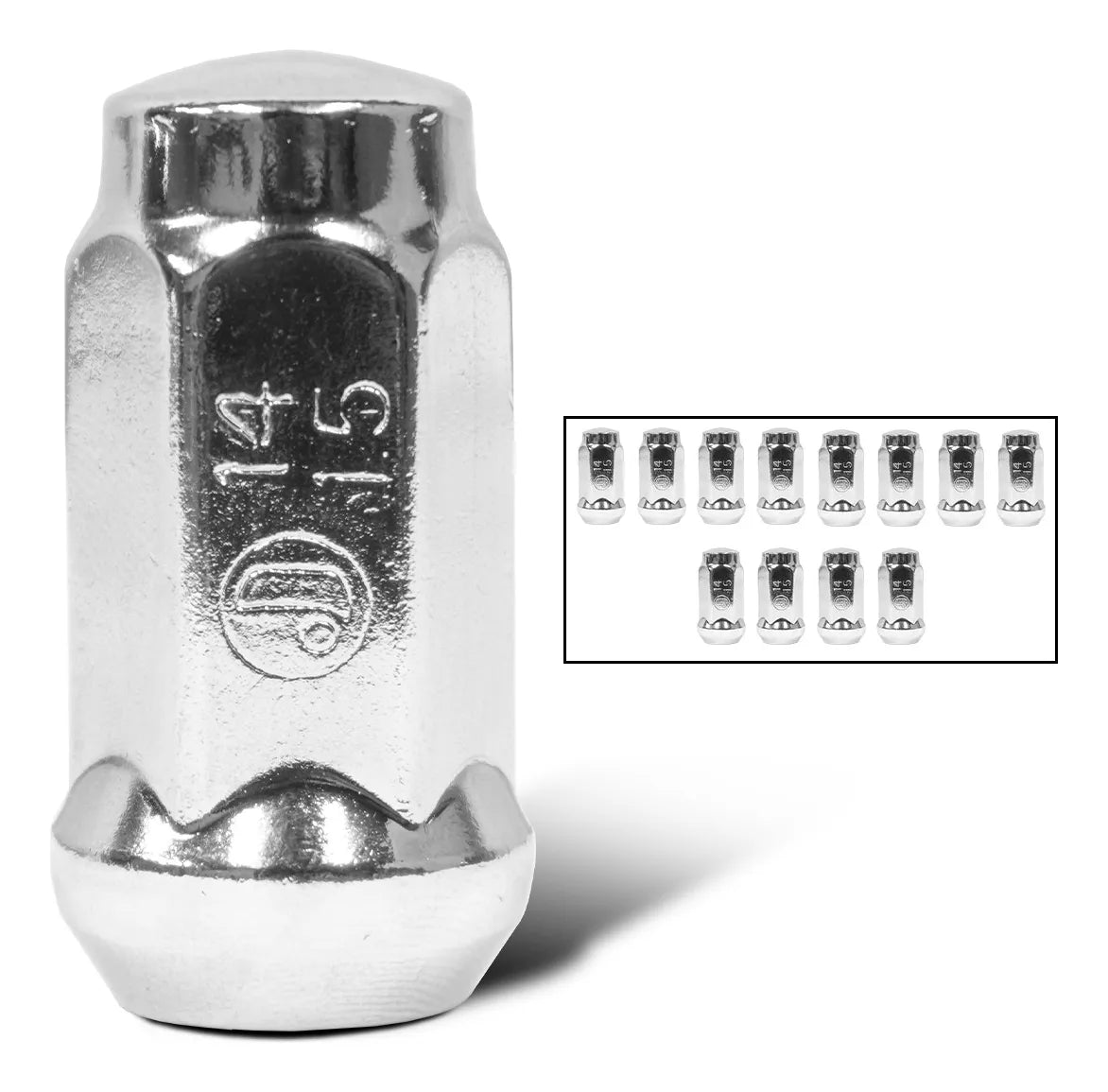 Birlos Tuercas 14x1.5 Cromadas 12pz