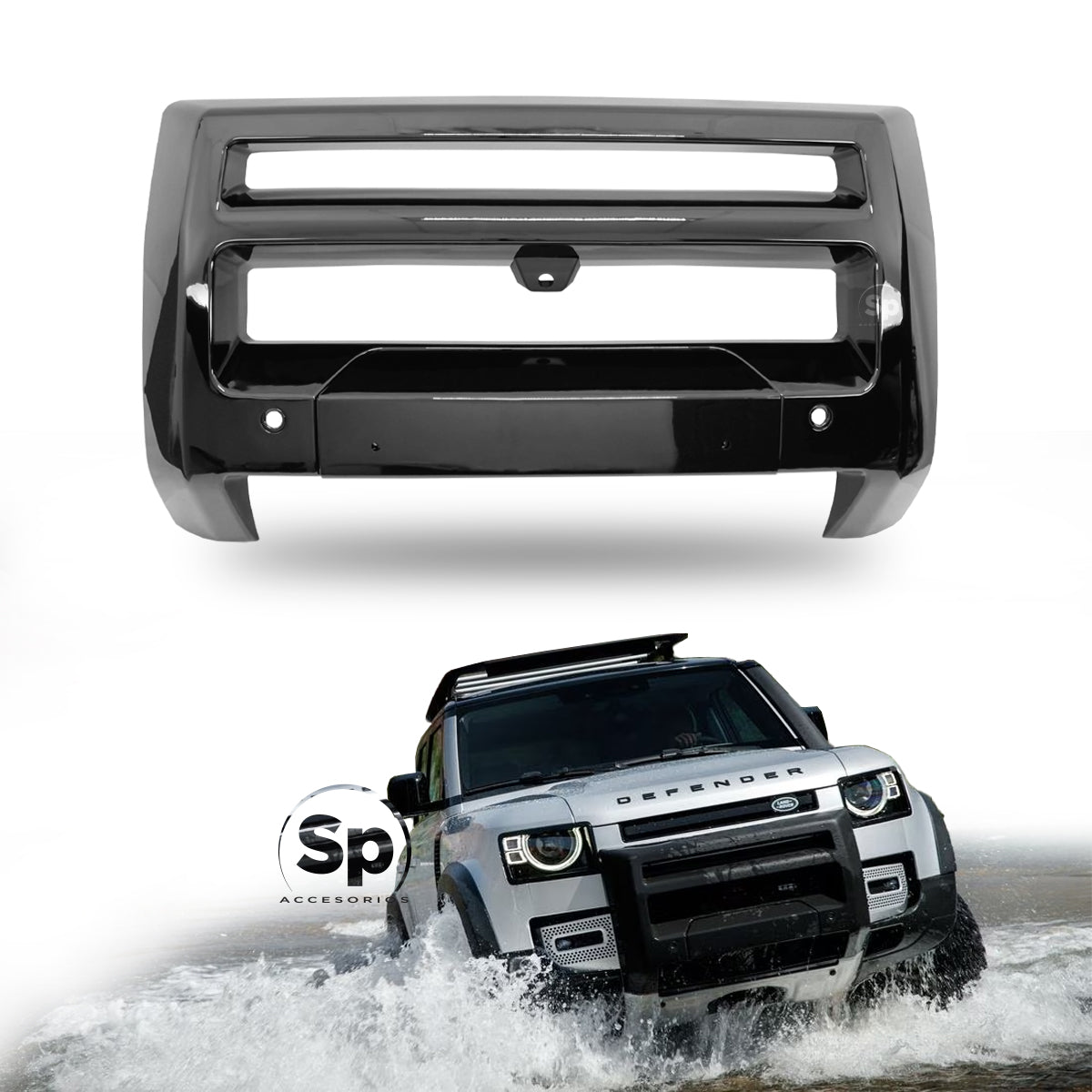 PARRILLA NEGRO GLOSS PARA LAND ROVER DEFENDER 2020