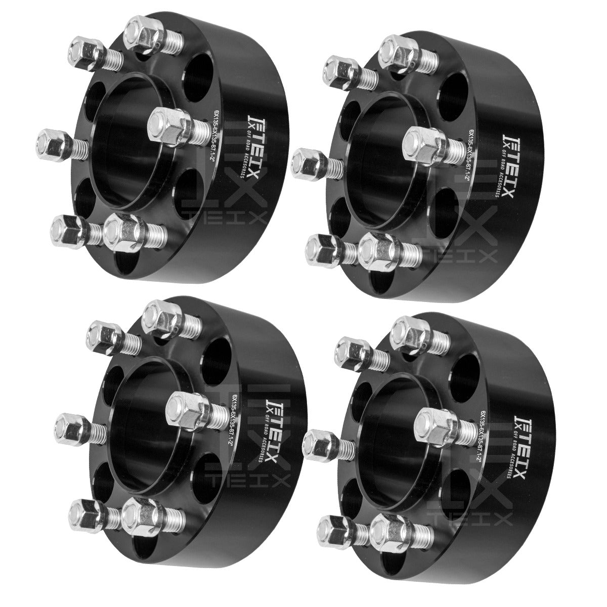 KIT ESPACIADORES De Rin 6x135 De 2PULG De Ancho PARA FORD LOBO 2004-2014 (CENTRADOR)