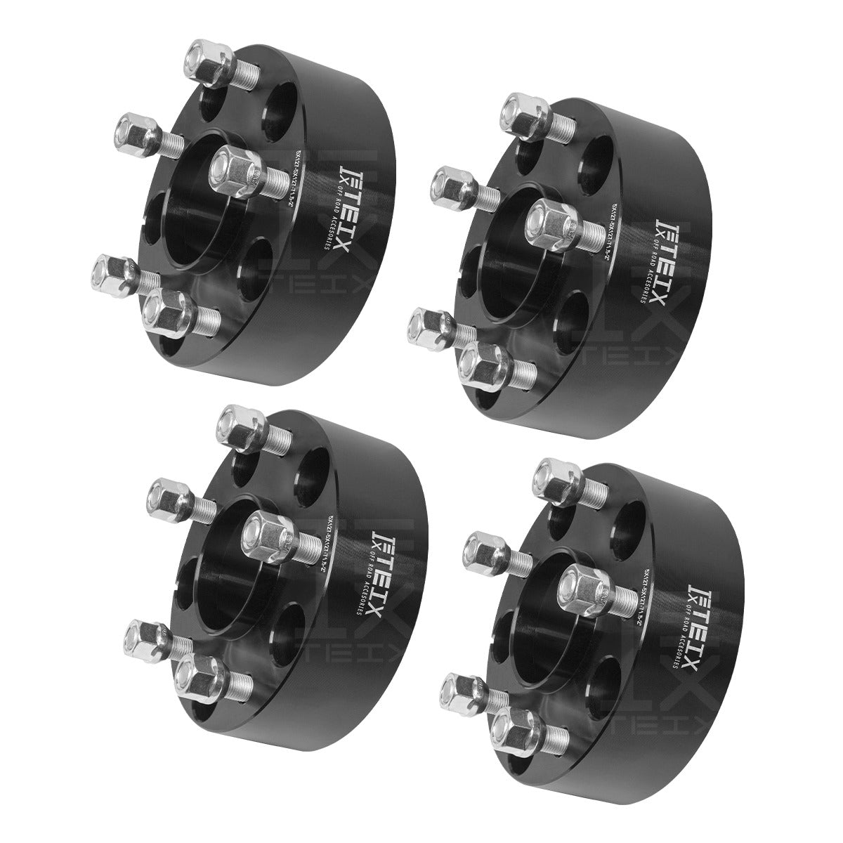 KIT ESPACIADORES 2" PARA JEEP WANGLER JK 2007 - 2017 5X127 LLANTA CB71.5 1/2"X20