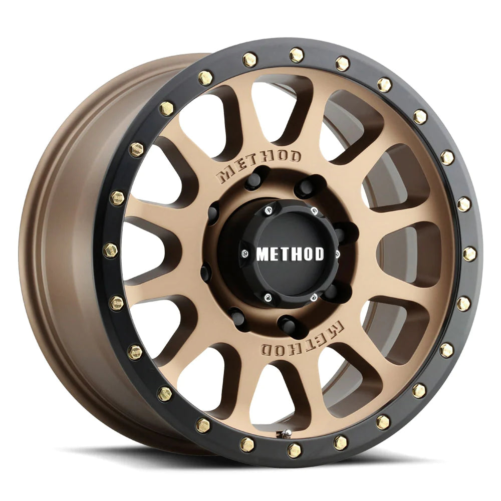 RINES 17X8.5 6X139.7 CB108 MR305 NV BRONZE - MATTE BLACK LIP