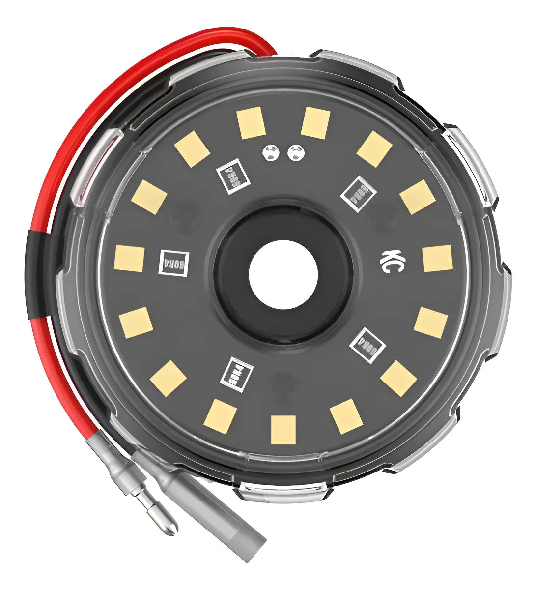 Cyclone V2 Led Kc Hilites Led Single Ambar 5w Flood Beam Ambar Lens