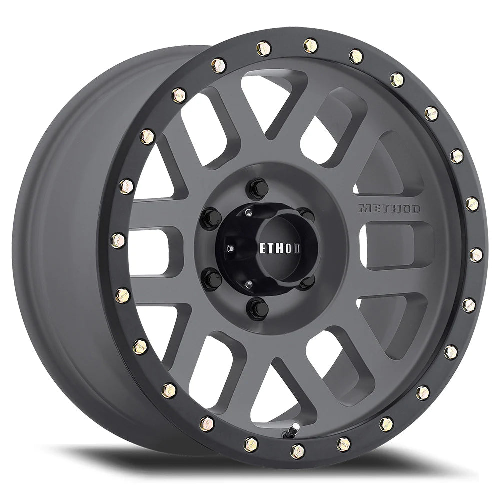 RINES METHOD 17X8.5 6X139.7 CB108 ET0 MR309 TITANIUM - MATTE BLACK LIP