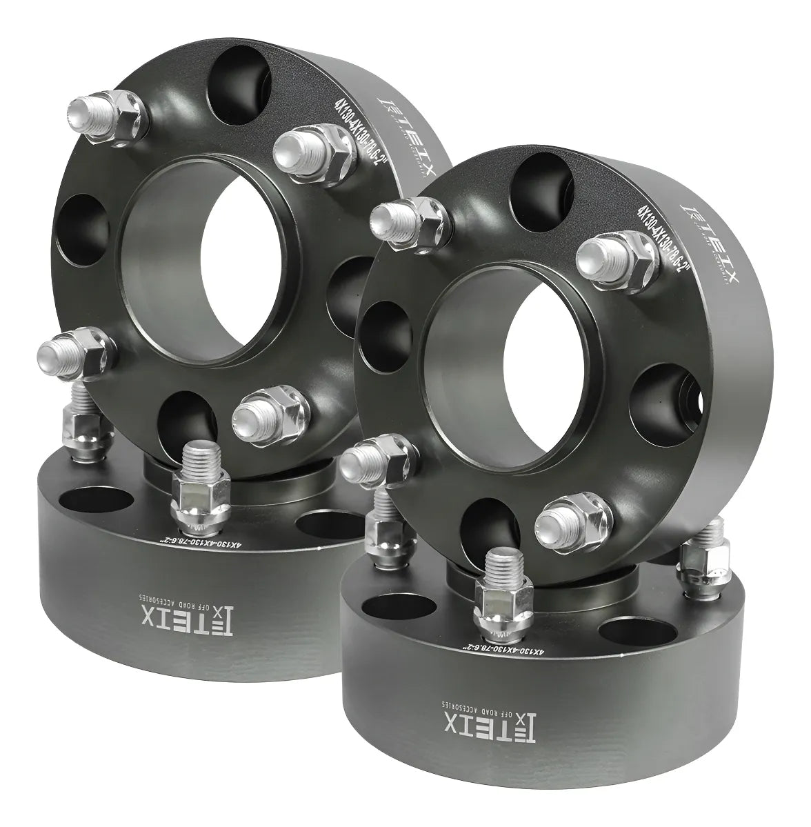 Espaciador Teix Gris 4x130 78.6mm 14x1.5 2 Ceja Vocho 80-03