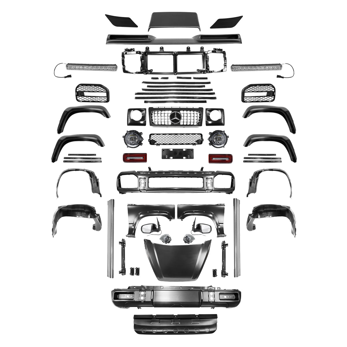 BODY KIT TIPO CLASE G63 PARA SUZUKI JIMNY 2019 - 2024