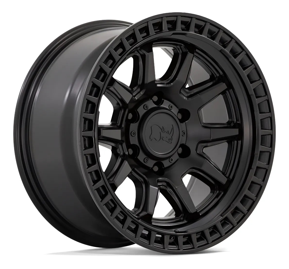 Rines Black Rhino Calico 17 6/139 Tacoma L200 Bronco S10 Max Matte Black