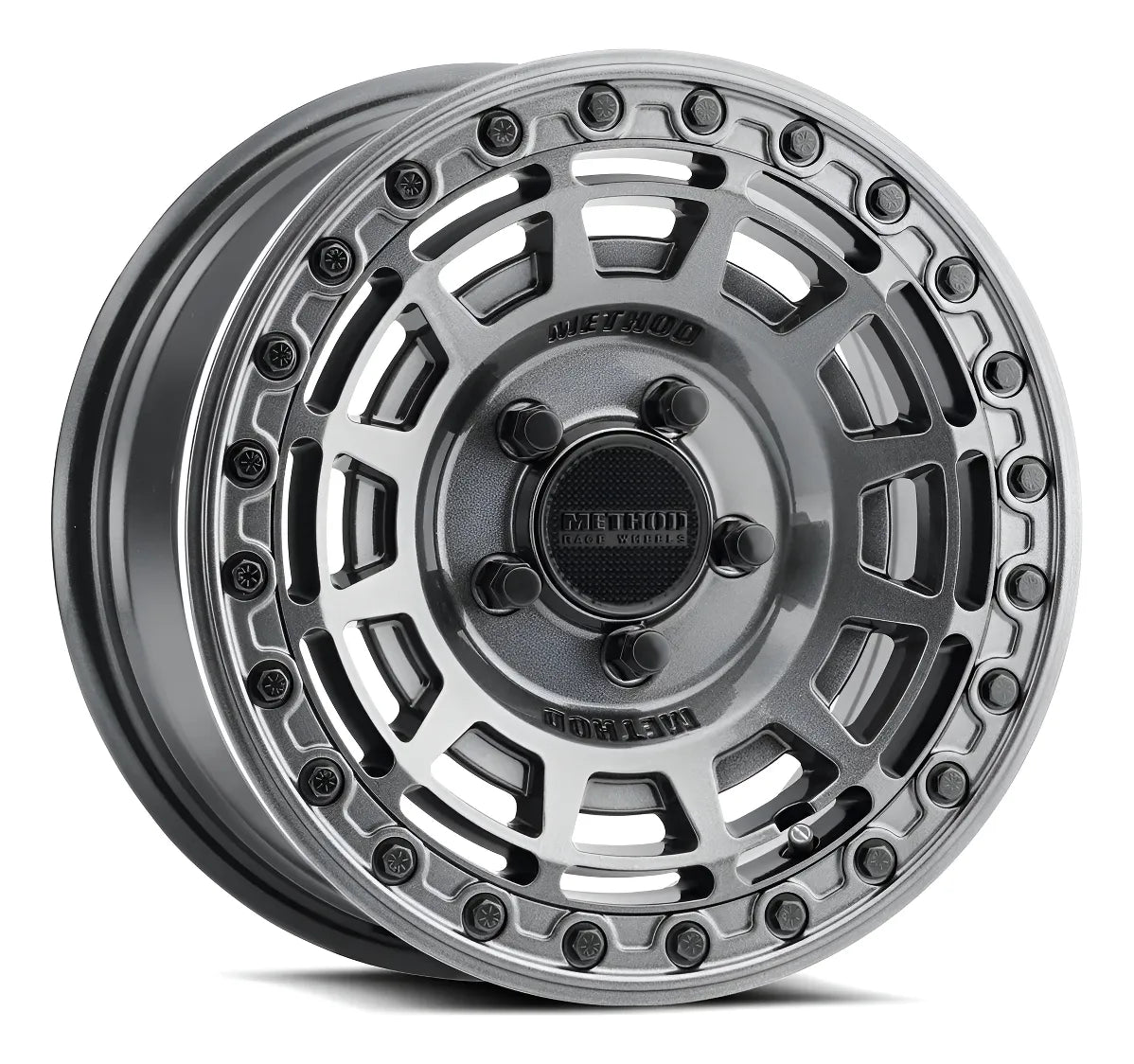 RIN METHOD MR415 BEADLOCK 15X7 5X114.3 ET 38 CB 76 GRAPHITE-GLOSS GRAPHITE RING