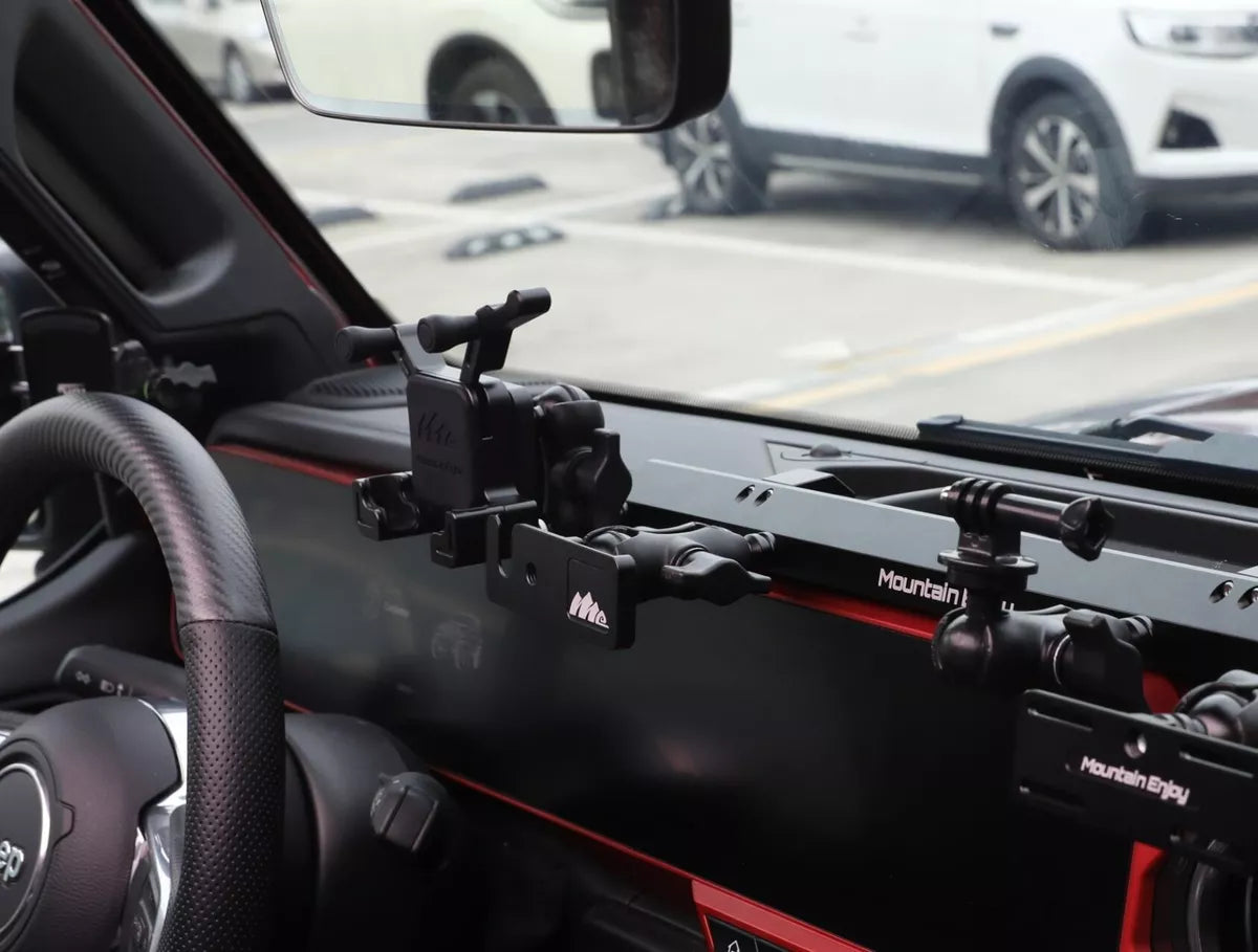 TABLERO MULTIFUNCIONAL CELULAR RADIO PARA JEEP WRANGLER JL Y GLADIADOR JT