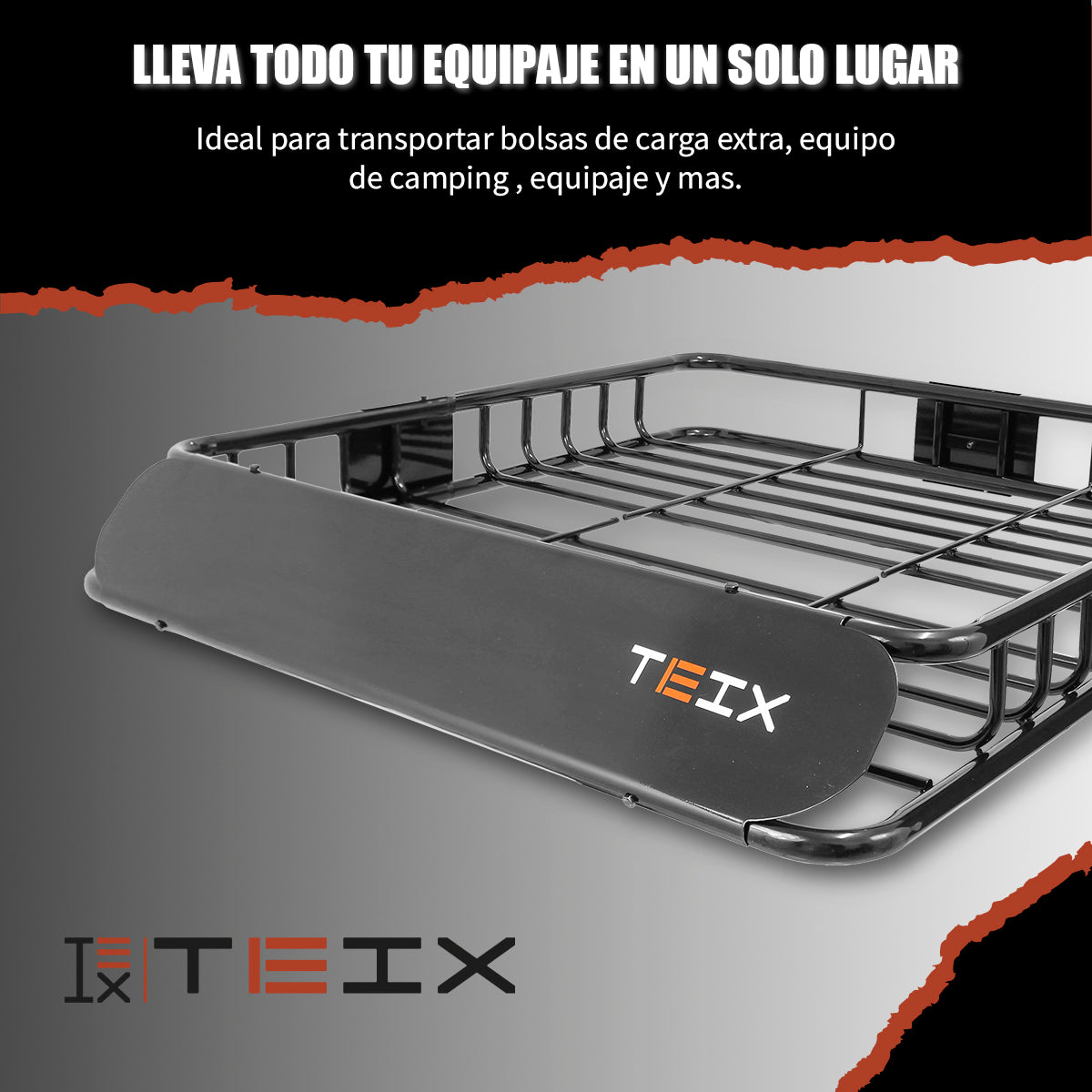 CANASTILLA PORTAEQUIPAJE TEIX 110 CM