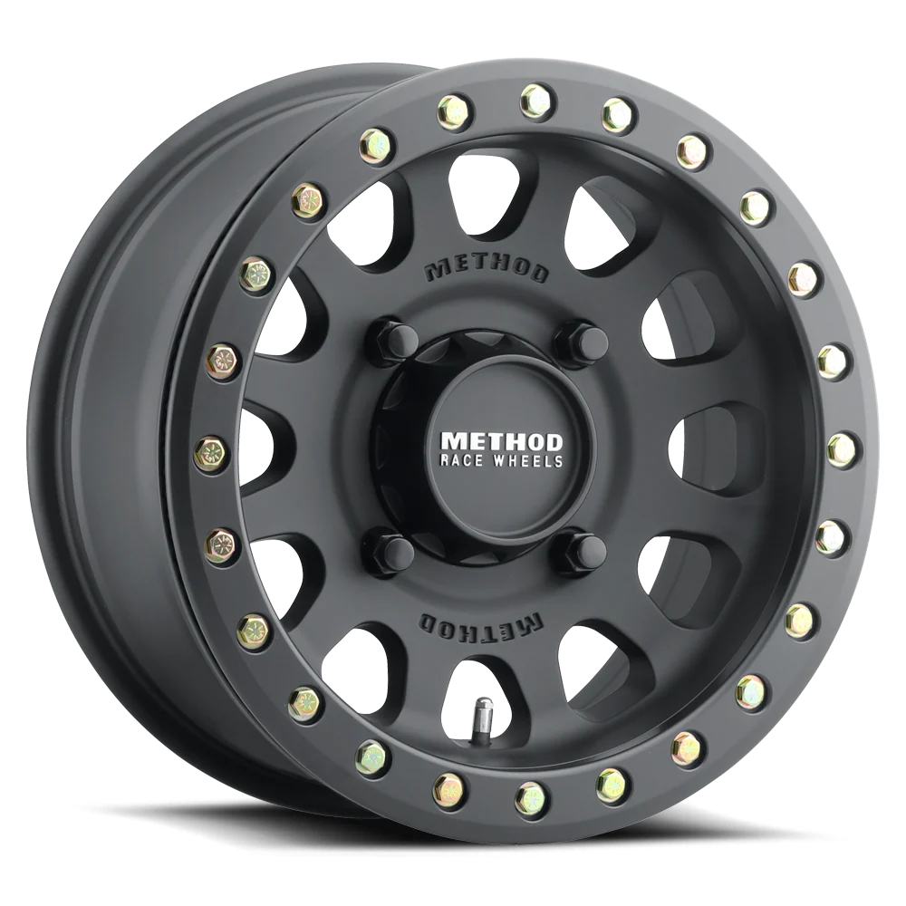 RINES METHOD 15X7 4X136 CB106 MR401 UTV BEADLOCK MATTE BLACK