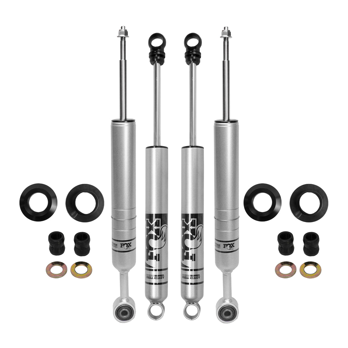 Kit de elevacion Suspension FOX ADVENTURE 1-3" De elevacion Para Toyota Hilux 2016 al 2026