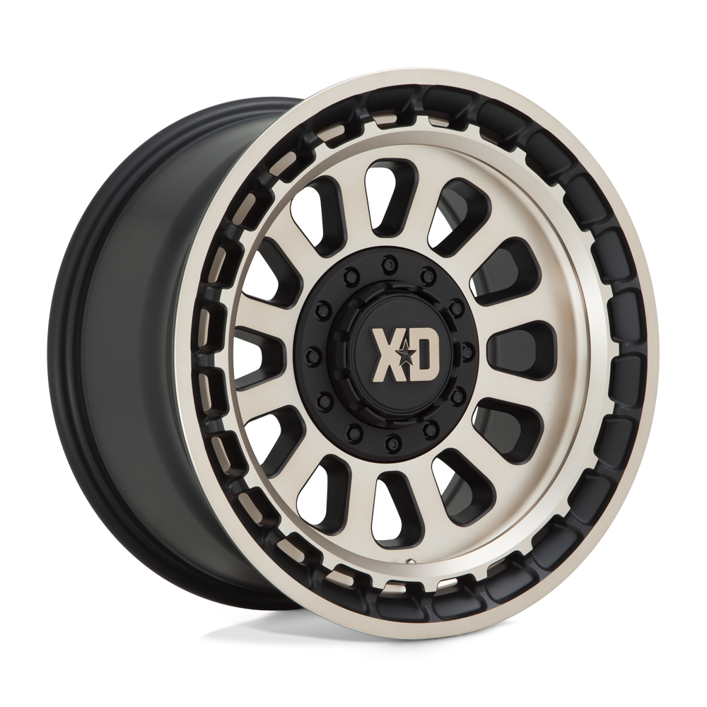 RINES KMC 17X9 6X135 / 139.7 CB106.1 XD856 OMEGA SATIN BLACK W/ BRONZE TINT