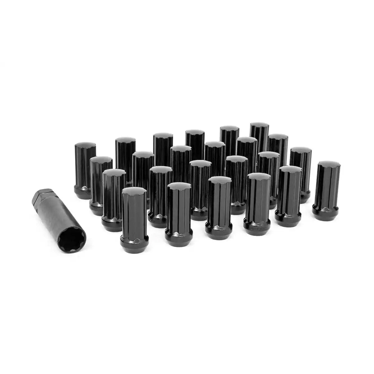 JUEGO DE 24 TUERCAS M12 X 1.5 LUG NUT BLACK