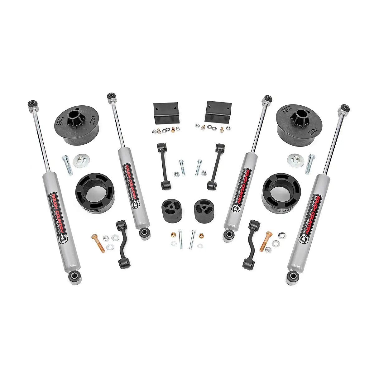 KIT DE ELEVACIÓN 2.5" ROUGH COUNTRY PARA JEEP WRANGLER JL 2018 - 2024