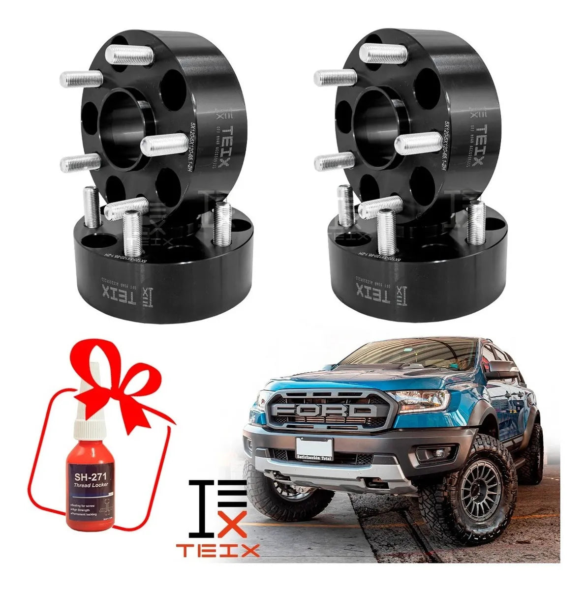 Kit Espaciadores Volkswag Amarok 5/120 10/2022 2 Pulg Llanta