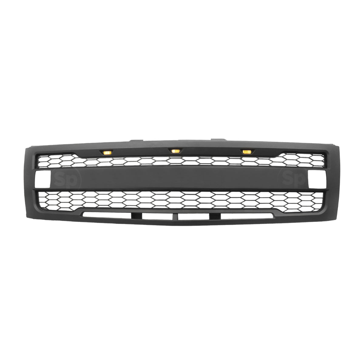 PARRILLA FRONTAL PARA CHEVROLET SILVERADO CON LED 2007 A 2013