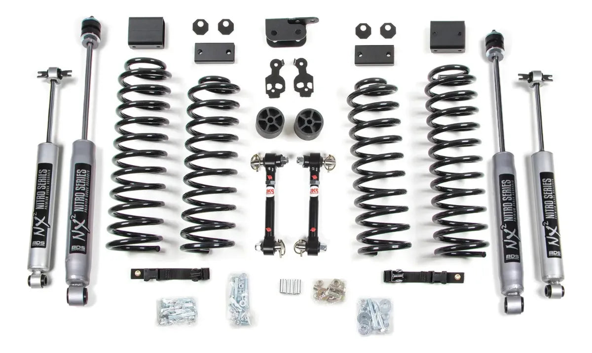 Elevación 3in Bds Para Jeep Wrangler Jk 4 puertas + fox