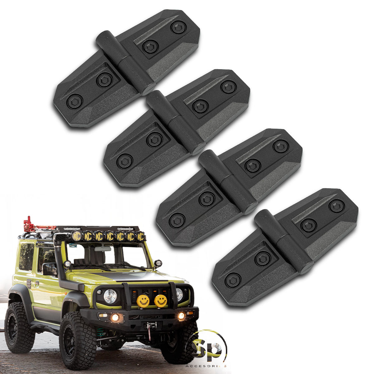 CUBIERTA DE BISAGRA PUERTA LATERAL PARA SUZUKI JIMNY 2019 - 2023