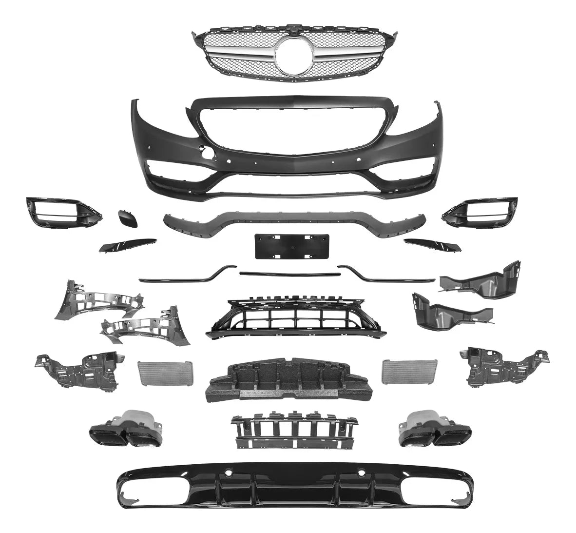 Kit Conversión Estilo C63 Amg Mercedes Coupé W205