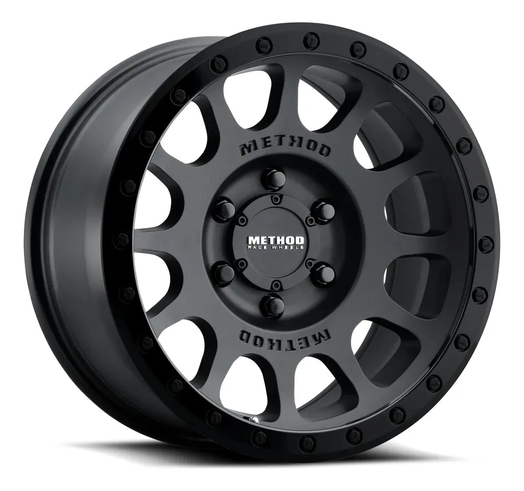 Rin Method Mr305 17x8.5/5x127 Gloss Matte Black Dodge Dakota Negro