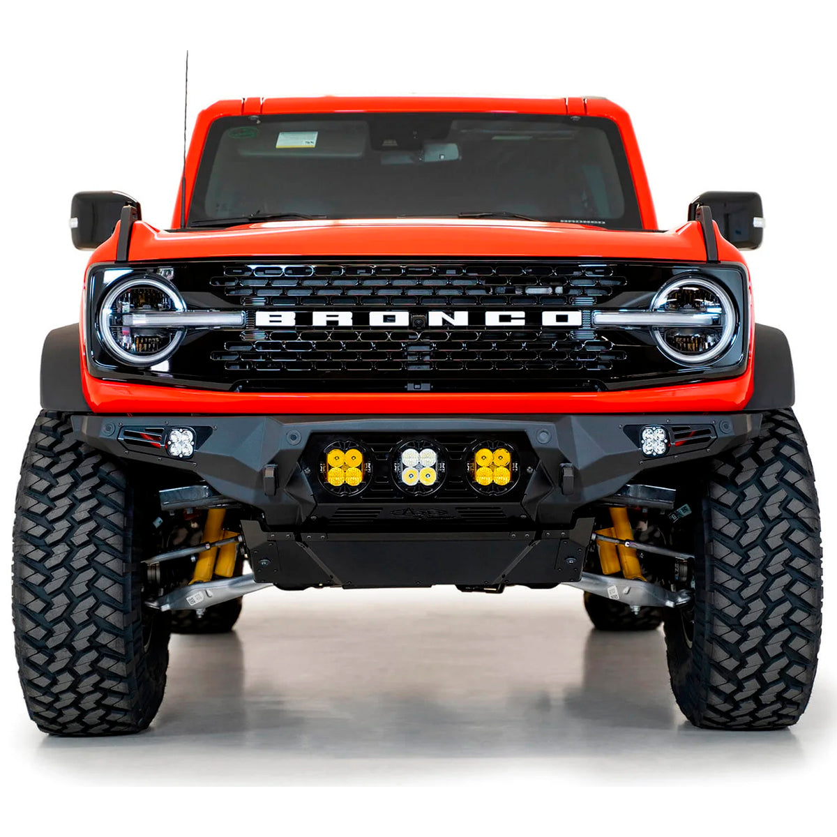 DEFENSA DELANTERA BOMBER PARA FORD BRONCO 2021 - 2024