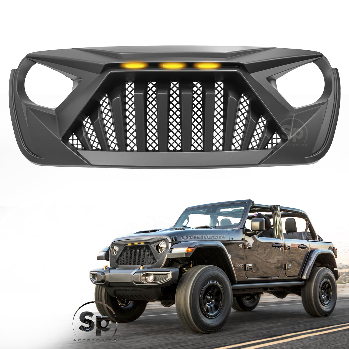 PARRILLA ANGRY PARA JEEP WRANGLER JL 2018 - 2024