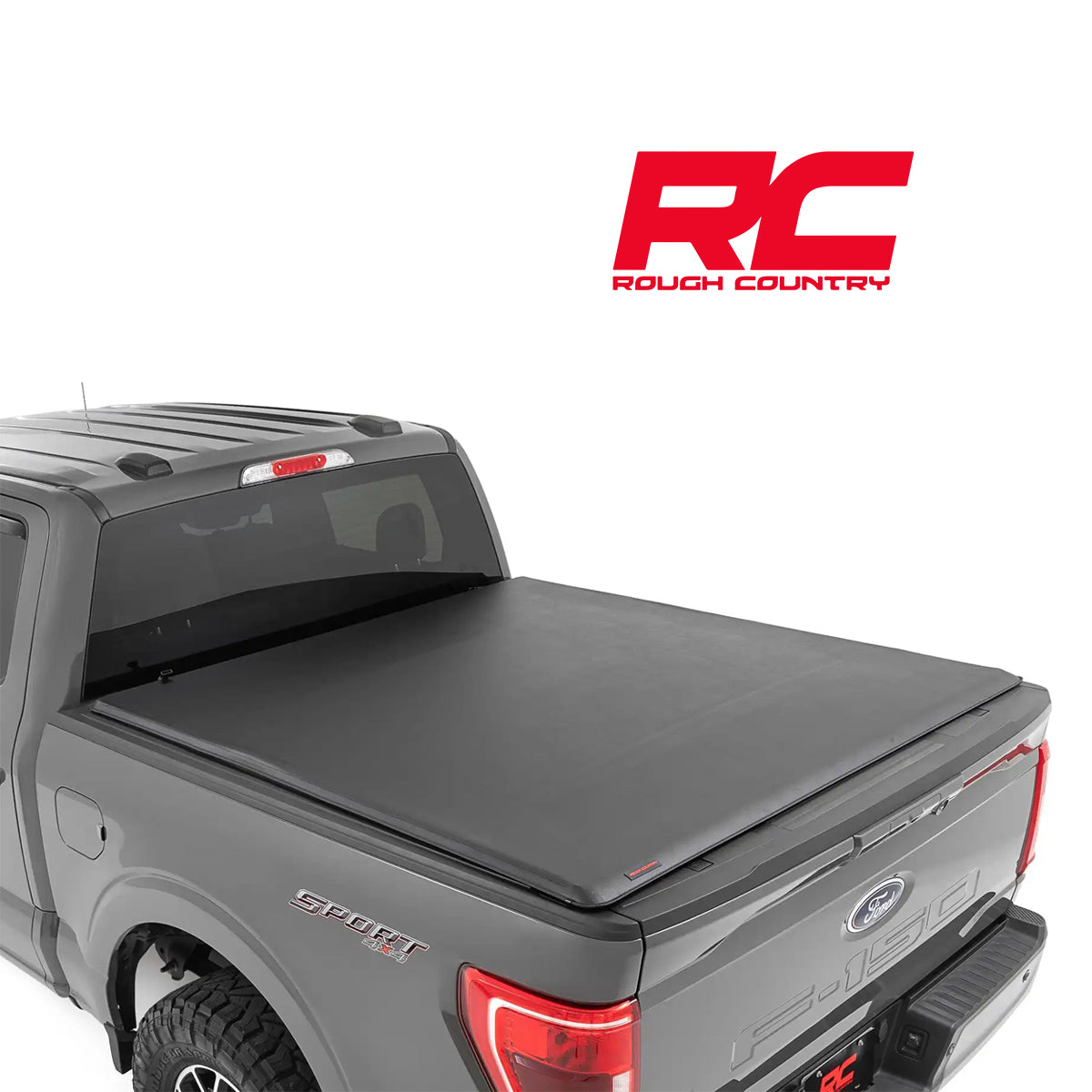 TAPA DE BATEA ENROLLABLE ROUGH COUNTRY PARA FORD F-150 2015 - 2024