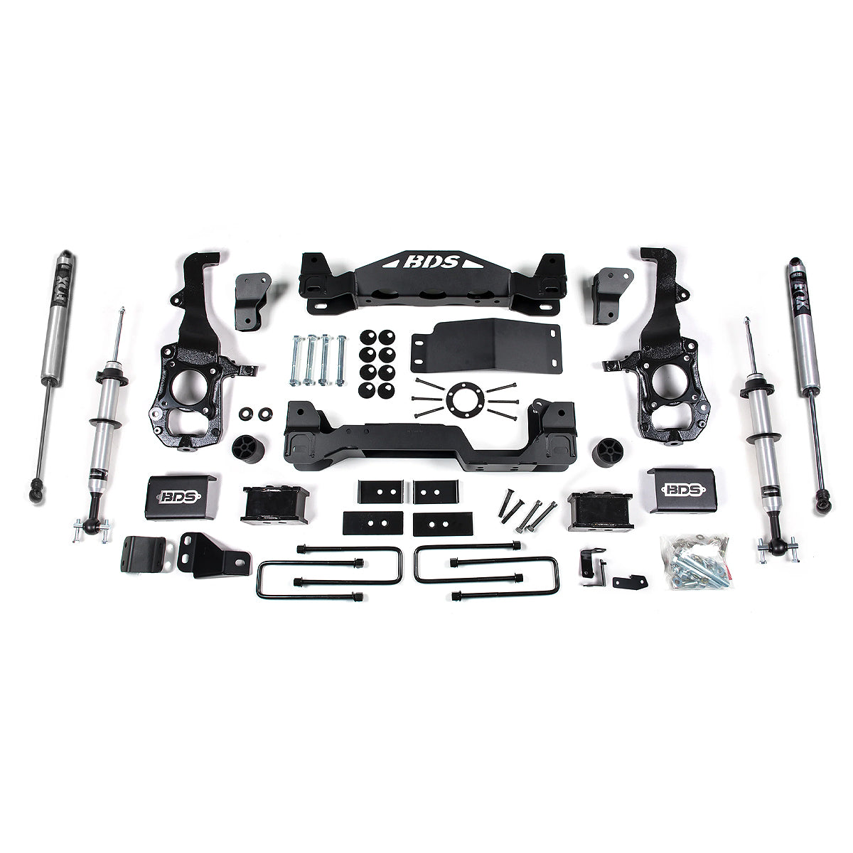 SUSPENSIÓN BDS LIFT KIT 4" FOX 2.0 STRUT PARA FORD F-150 2021 - 2023