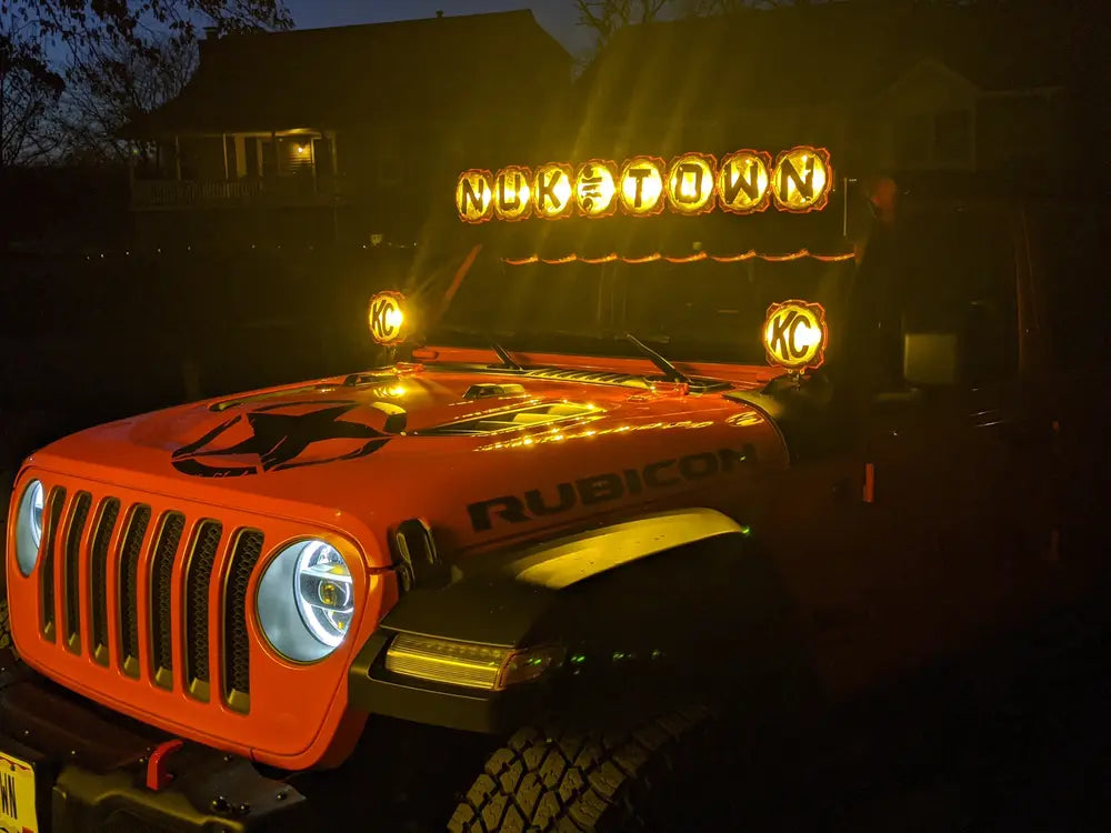 ESCUDO DE LUZ - ÁMBAR PARA LED PRO6 GRAVITY® DE 6"