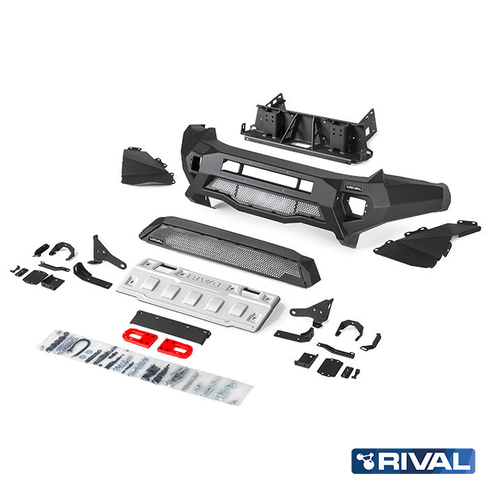 DEFENSA TUMBABURROS WINCH RIVAL PARA TOYOTA HILUX 2021 A 2024