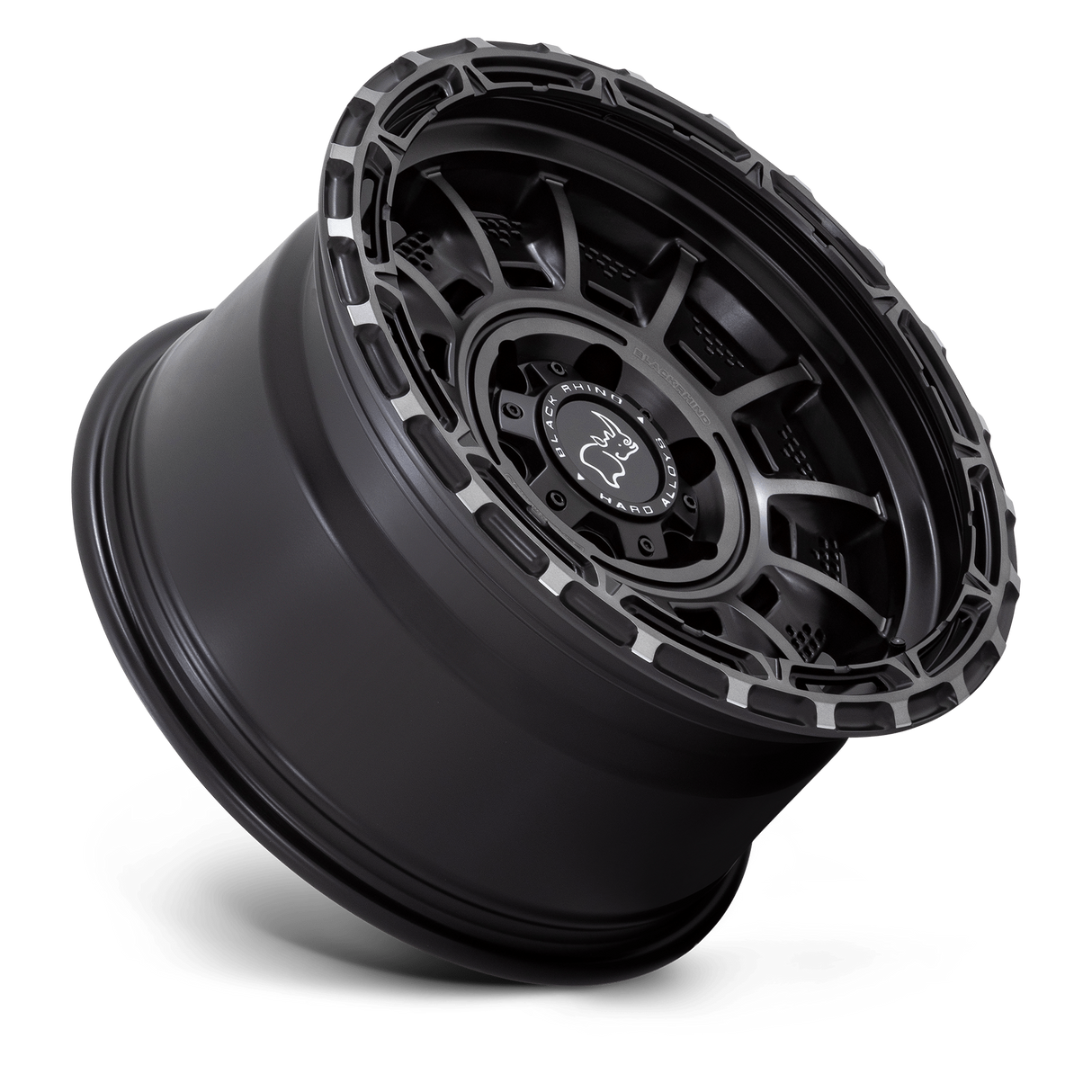 RINES BLACK RHINO 17X9 6X139.7 CB106.1 ET0 LEGION MATTE BLACK GRAY TINT