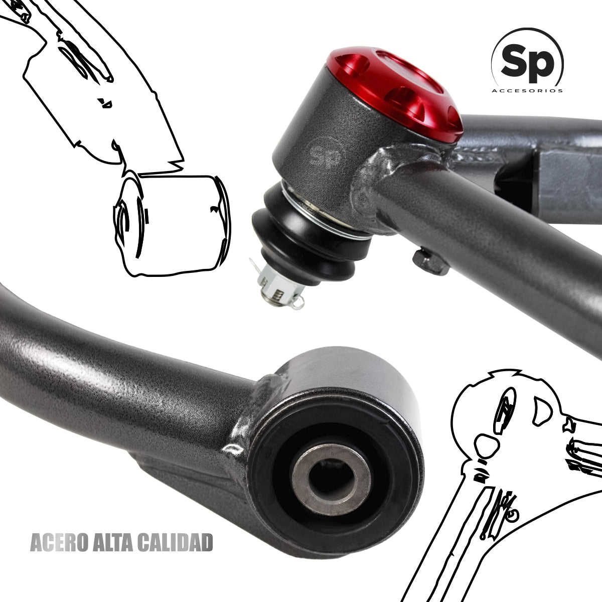 HORQUILLAS PARA MITSUBISHI L200 2016 - 2024