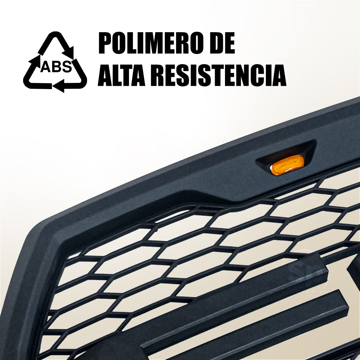 PARRILLA TIPO RAPTOR CON LEDS AMBAR PARA FORD F-150 LOBO 2015 - 2017