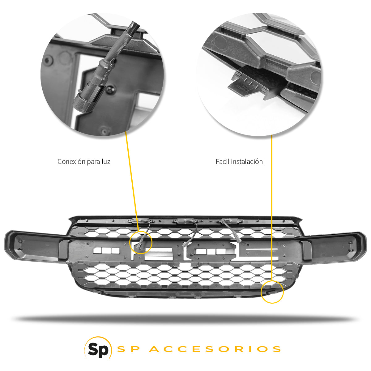 PARRILLA TIPO RAPTOR PARA FORD RANGER 2023