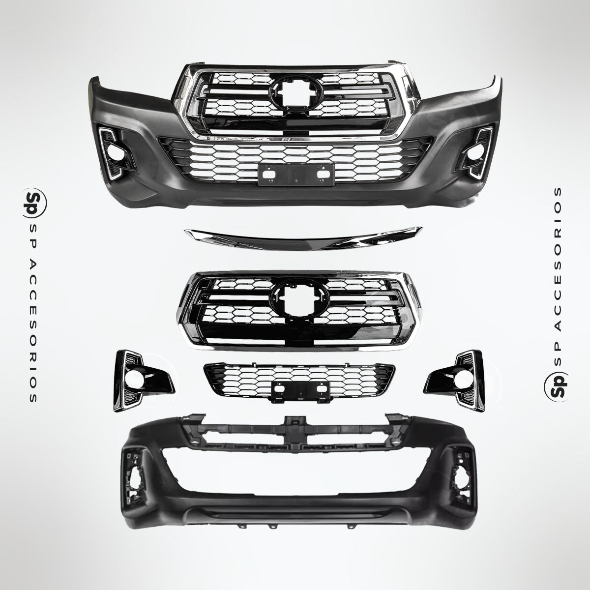 BODY KIT DE CONVERSIÓN PARA HILUX REVO 2015-2020 A NUEVA LIENA ROCCO 2023