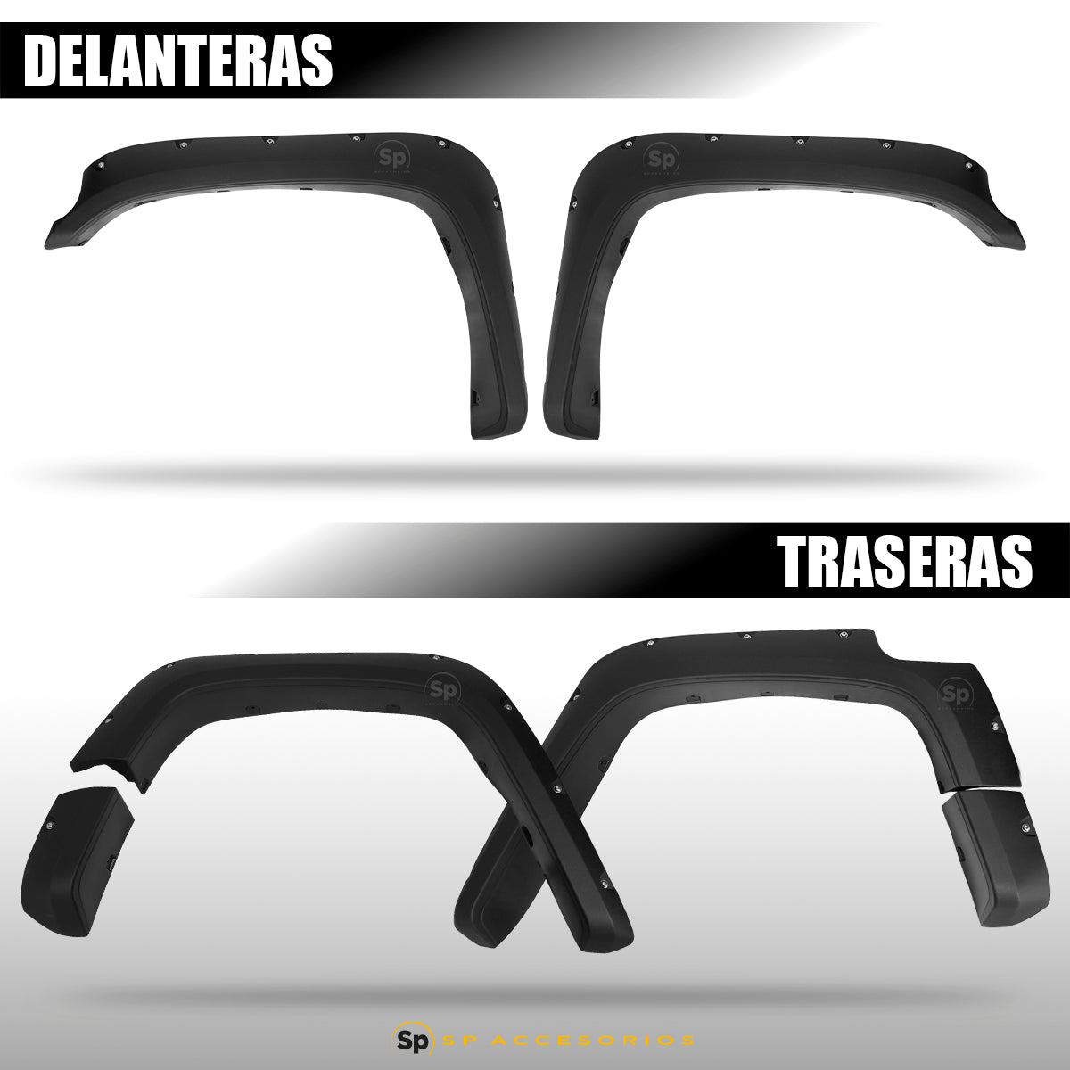 CANTONERAS ABS REMACHES PARA TOYOTA FJ CRUISER 2007 - 2017